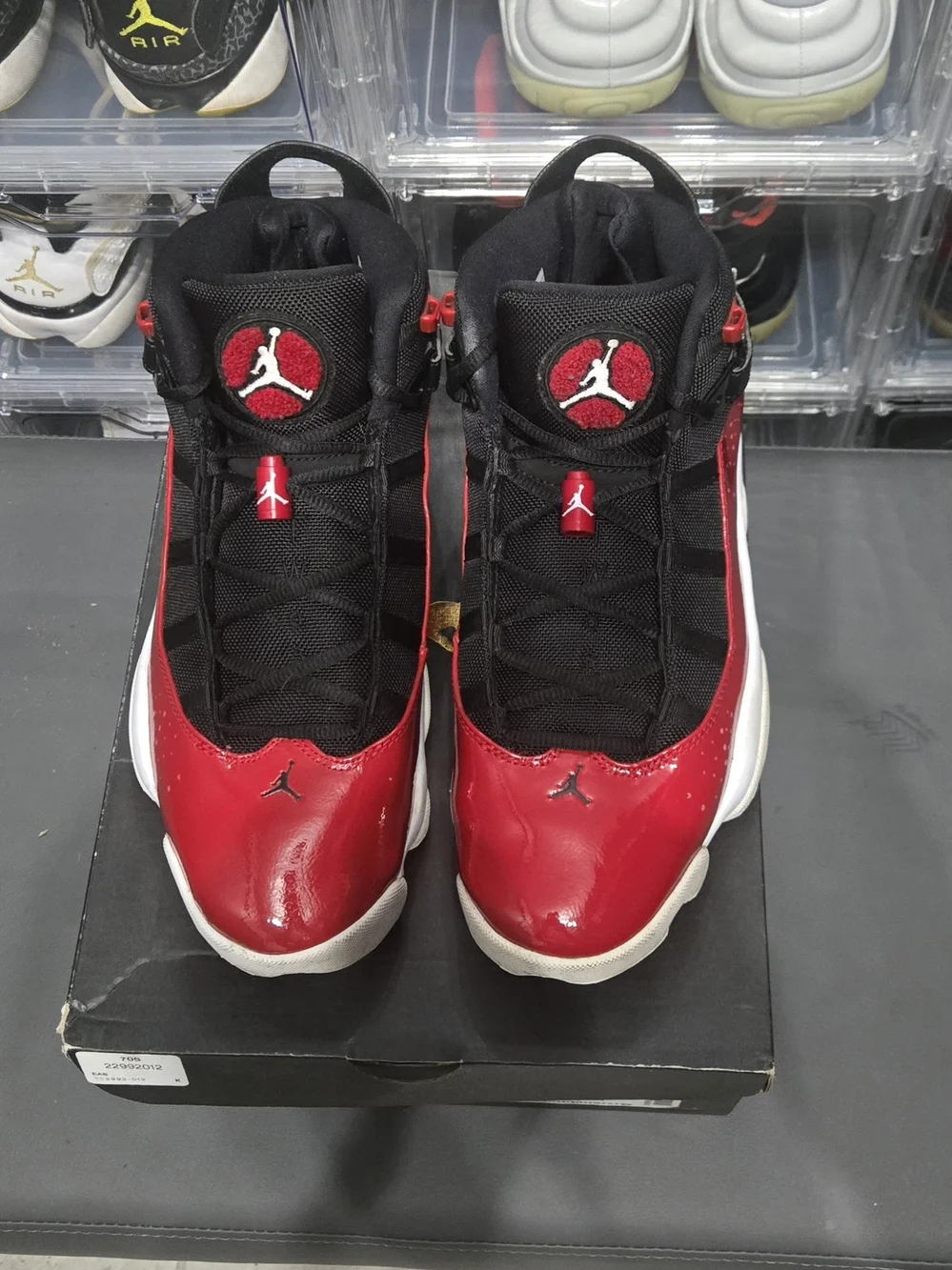 Mens Nike Air Jordan 6 Rings (Size 11) Red & Black